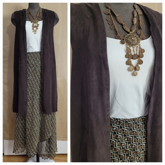 SUEDE VEST/ M - Picture 9 of 9